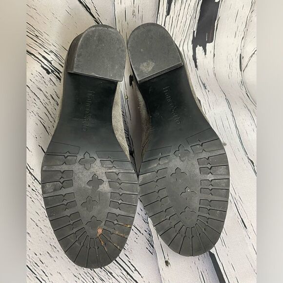 FRANCO SARTO Nashville Gray Suede Ankle Bootie Size 7.5 - Picture 5 of 7